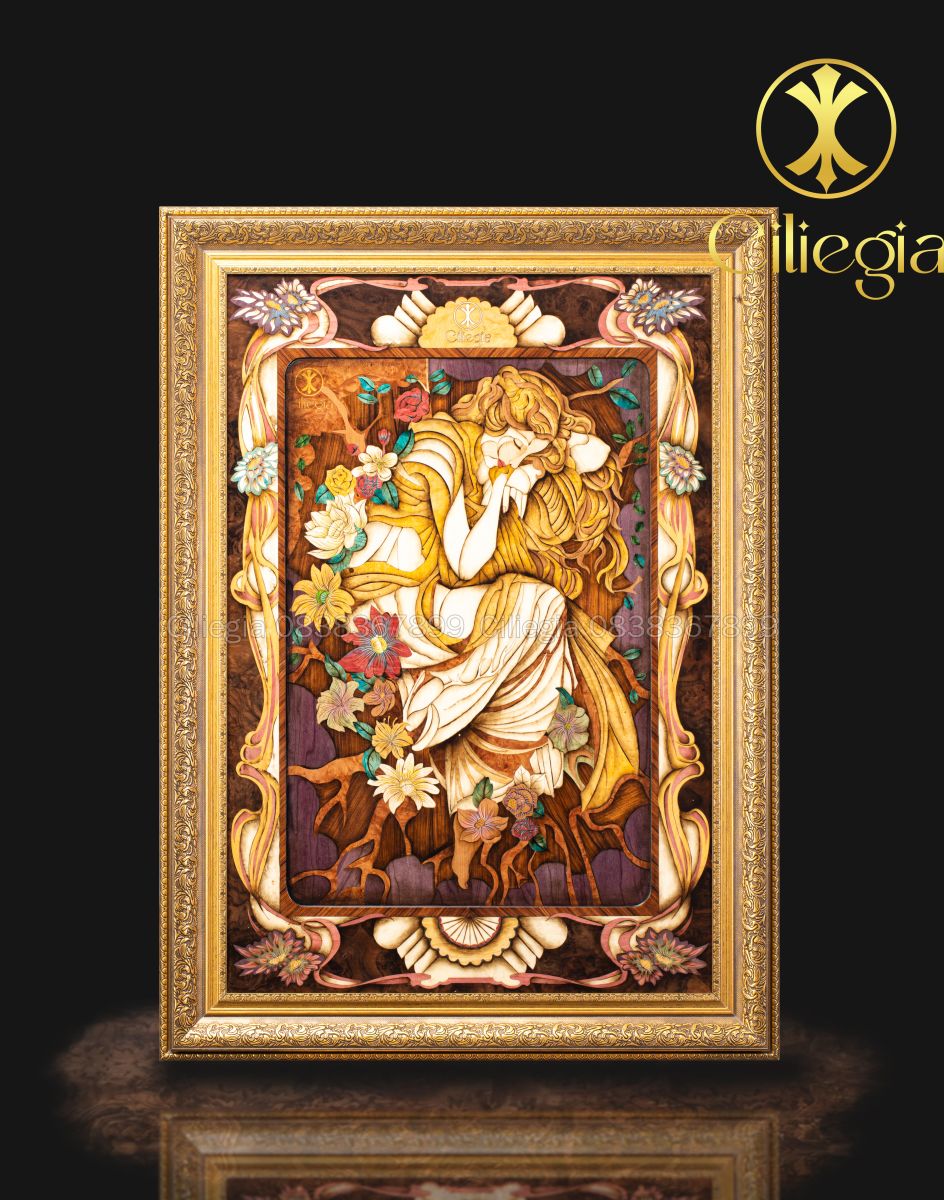 Tranh Khảm Gỗ Marquetry Nghê Thuật Châu Âu - Dấu Ấn Riêng Cho Không Gian Sống