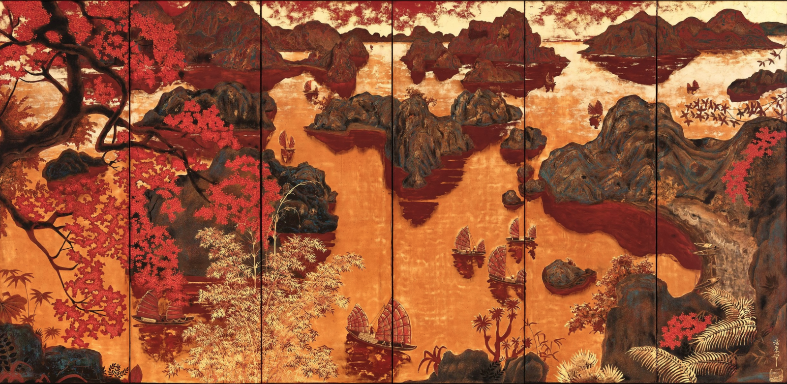 Những Nét Khác Biệt Và Giá Trị Nghệ Thuật Của Tranh Sơn Mài Và Tranh Khảm Gỗ Marquetry